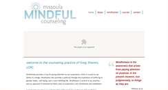 Desktop Screenshot of missoulamindfulcounseling.com